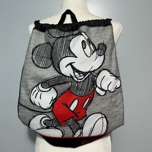 Walt Disney World Parks Mickey Mouse Sketch Drawstring Cinch Bag